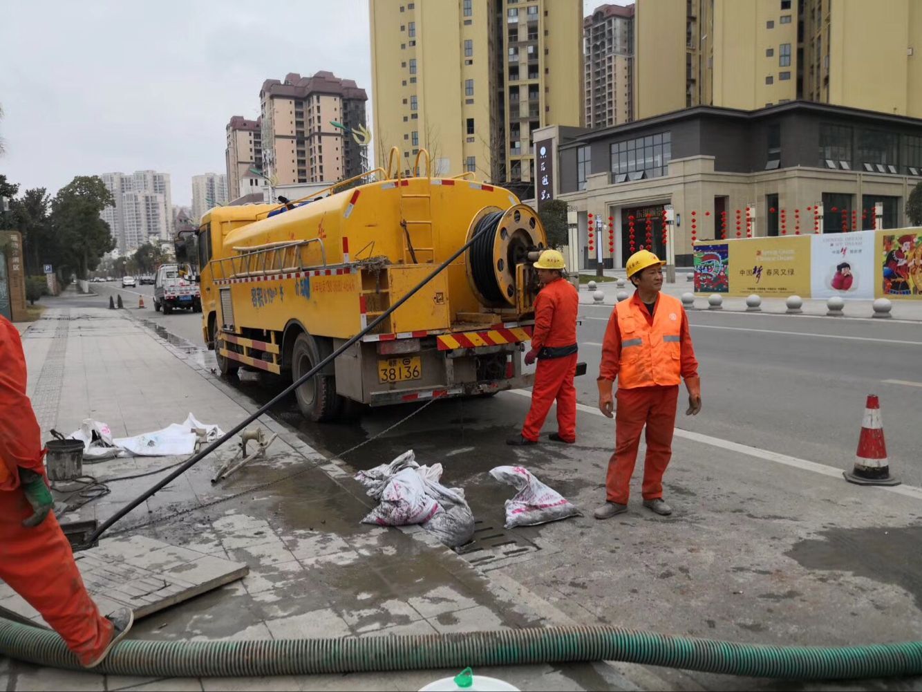 武进排污管道清淤-管道清洗